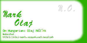 mark olaj business card